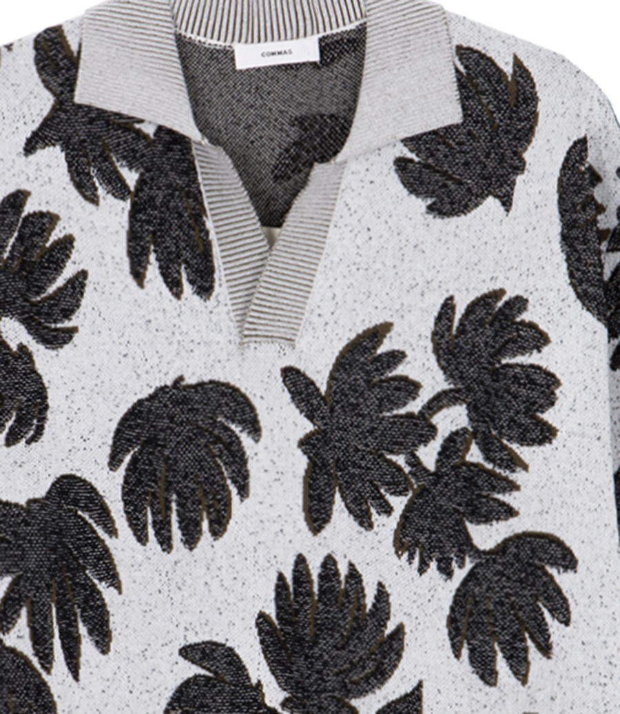 PALM JACQUARD POLO