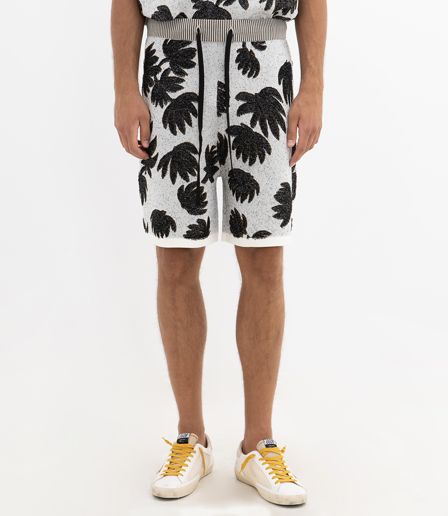 PALM JACQUARD SHORTS