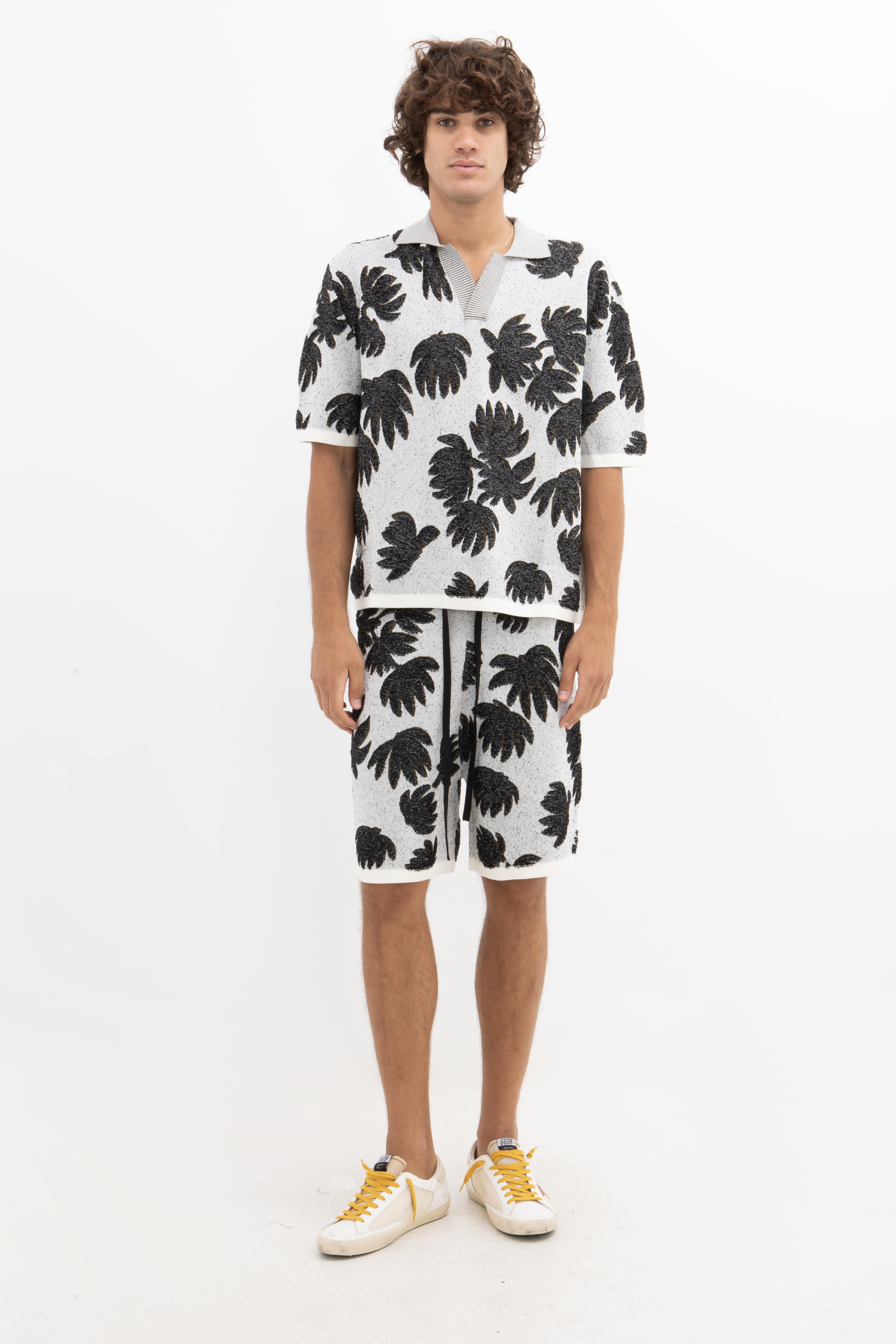 PALM JACQUARD SHORTS