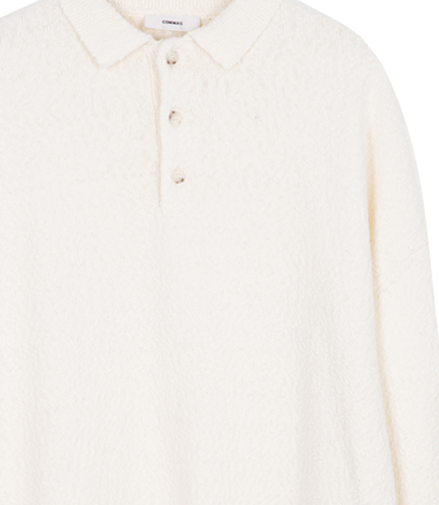 BOXY POLO KNIT