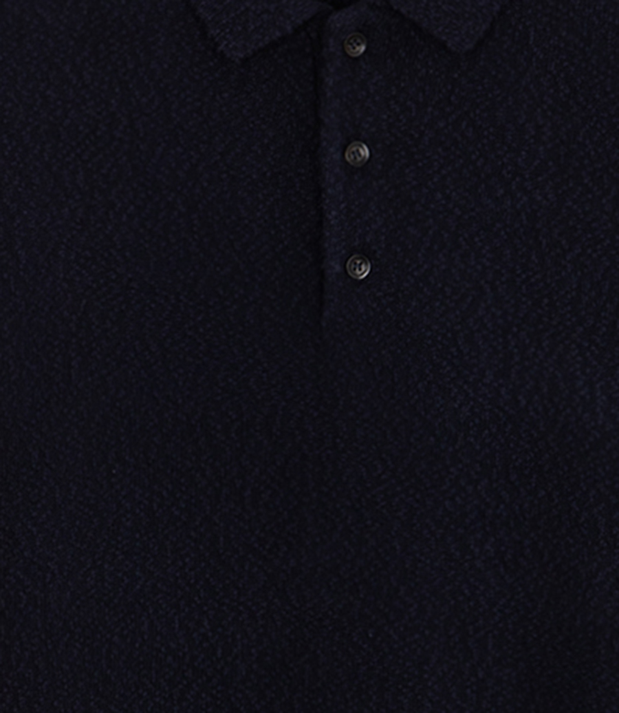 BOXY POLO KNIT