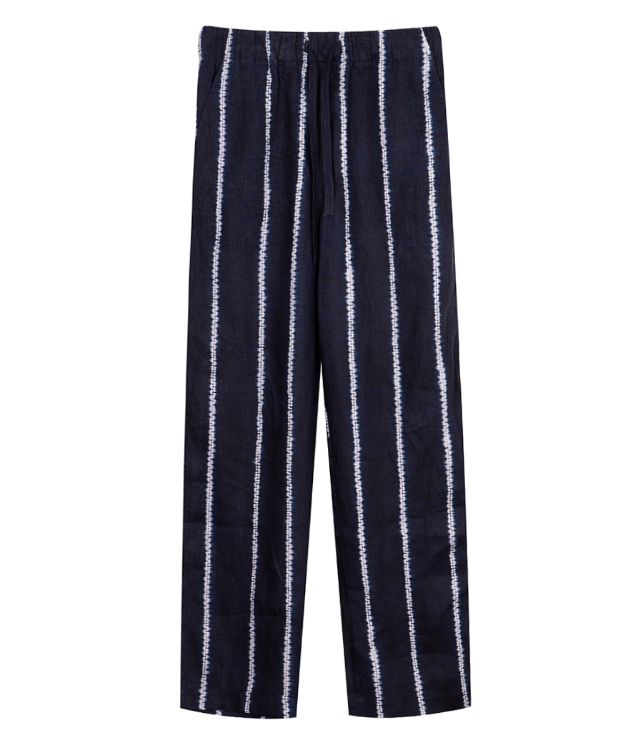 COMMAS - SHIBORI STRIPE TROUSERS