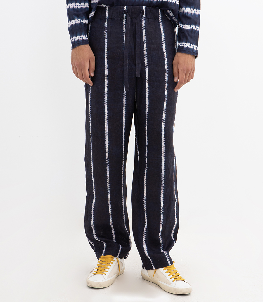 SHIBORI STRIPE TROUSERS