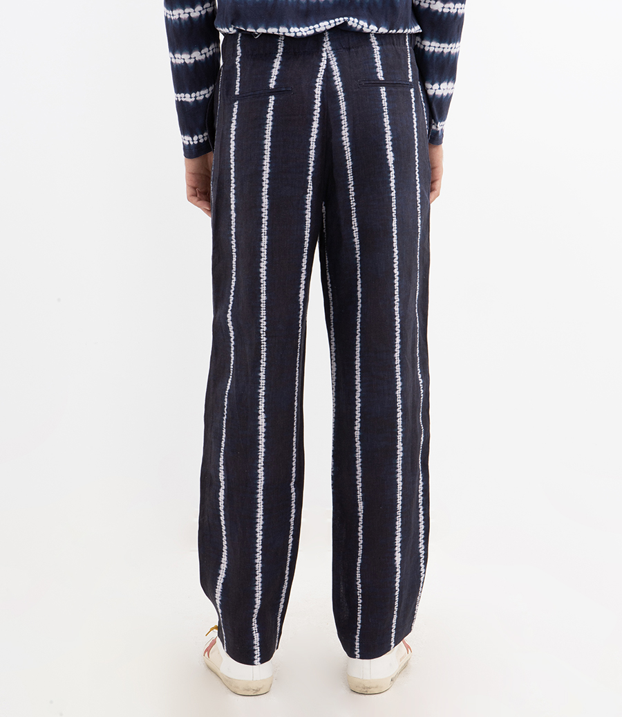 SHIBORI STRIPE TROUSERS