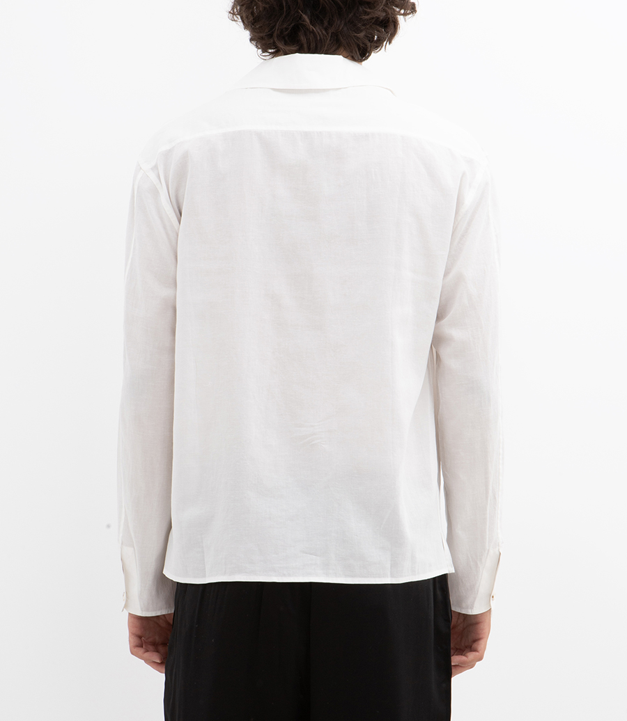 PLEATED POP OVER SHIRT