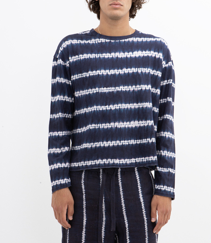 SHIBORI STRIPE TEE