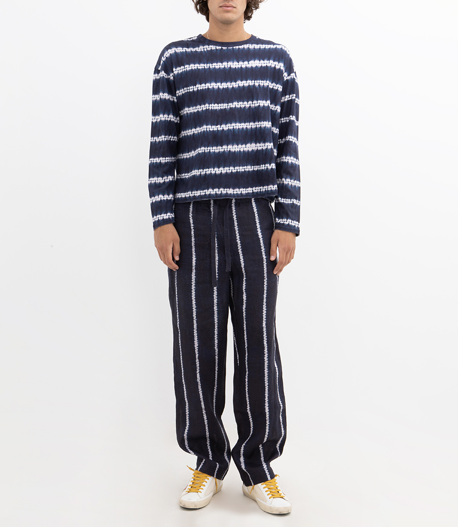 SHIBORI STRIPE TEE
