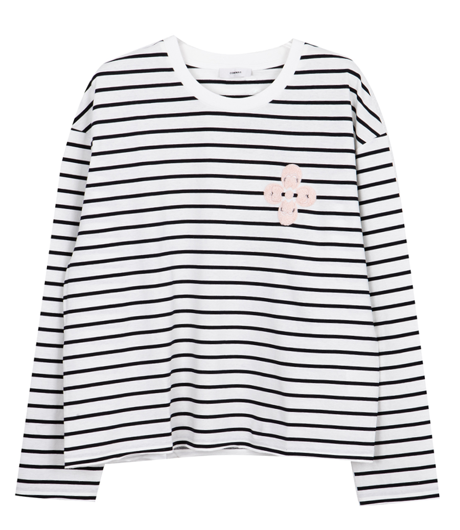 COMMAS - BARREL STRIPE TEE