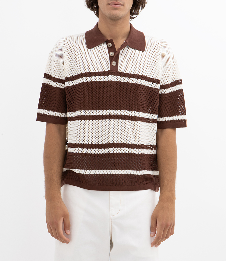 OPEN WEAVE POLO