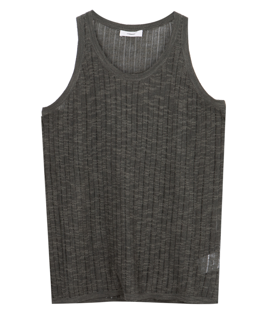 COMMAS - POINTELLE KNIT TANK