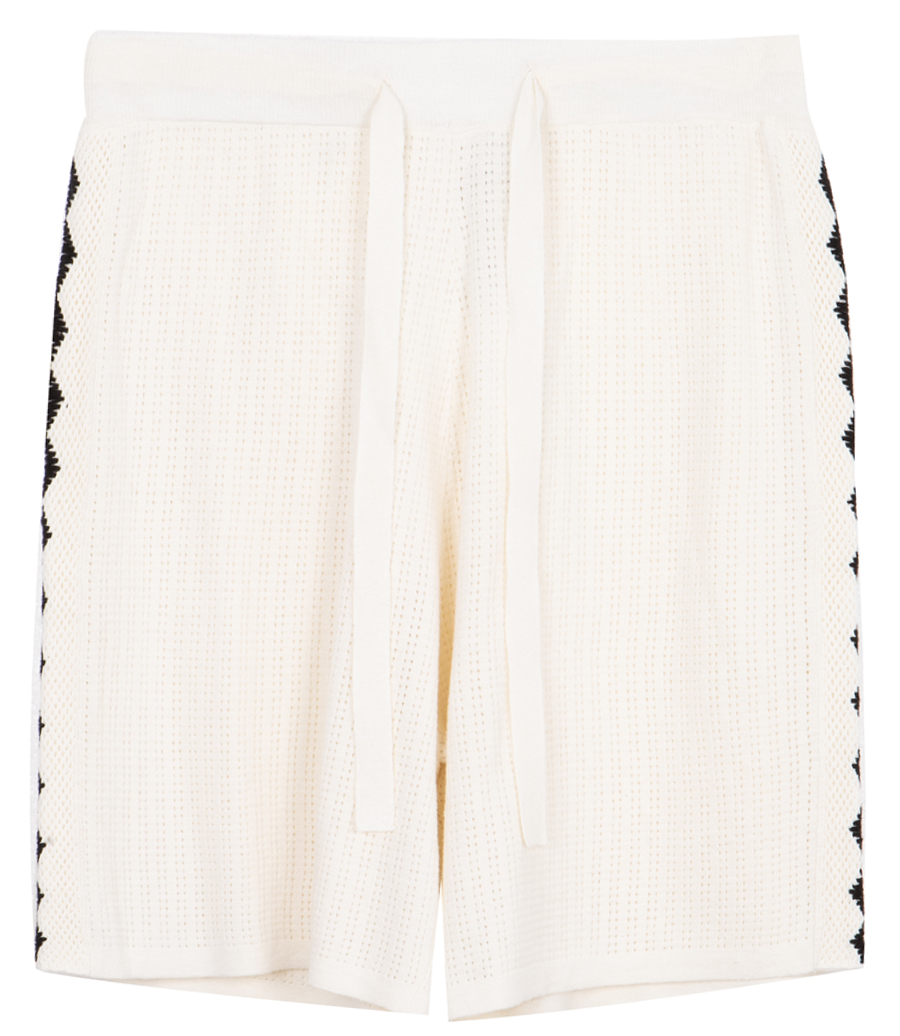 COMMAS - EMBROIDERED CROCHER SHORTS