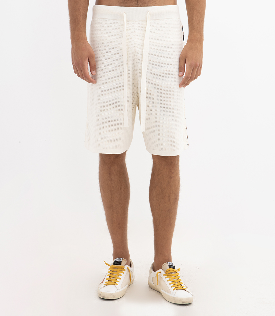 EMBROIDERED CROCHER SHORTS