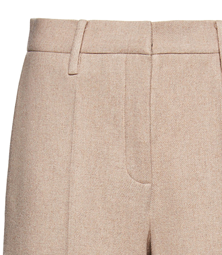 CASHMERE WIDE-LEG TROUSERS