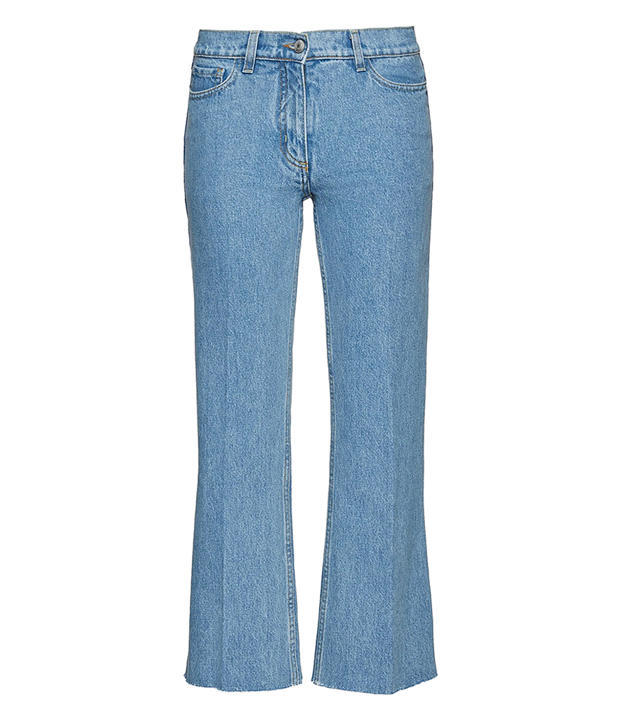 MAGDA BUTRYM - CROPPED DENIM FLARE PANTS