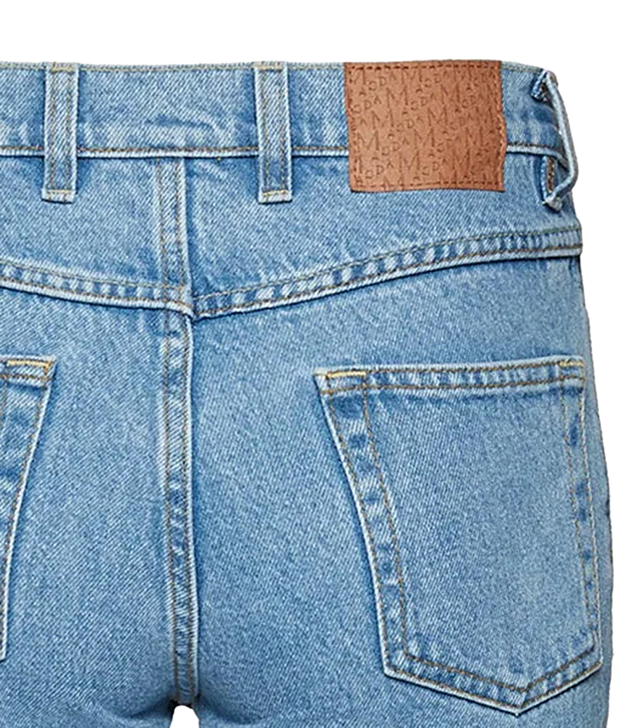 CROPPED DENIM FLARE PANTS