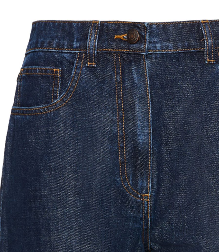 LOOSE LEG DENIM PANTS