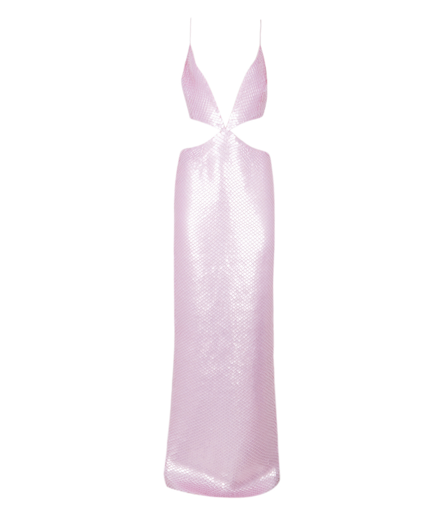 pink flying fish cut out dress Mid-length dress Farm Rio Pink size M International in Viscose