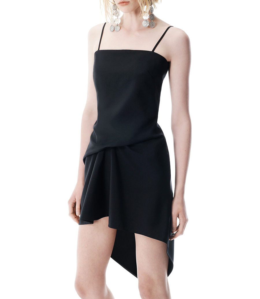 TUCKED HEM DRESS