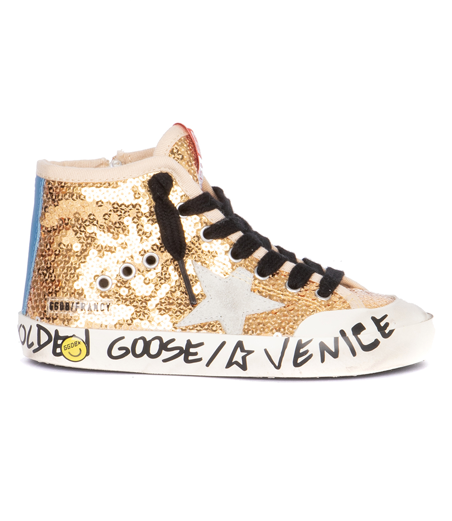 GOLDEN GOOSE  - GOLD SEQUINS FRANCY PENSTAR
