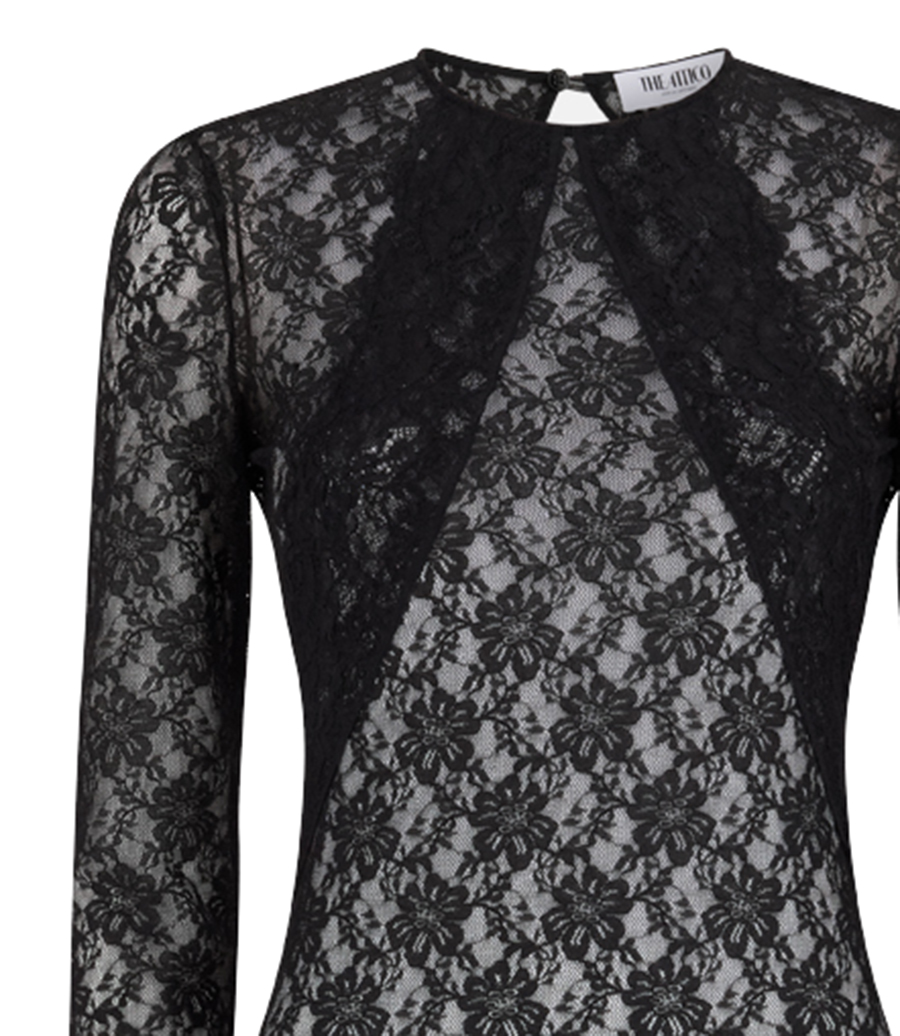 LACE MIDI DRESS