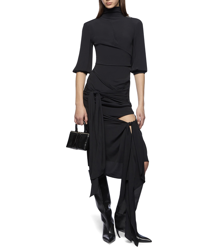 DRAPED L/S TOP