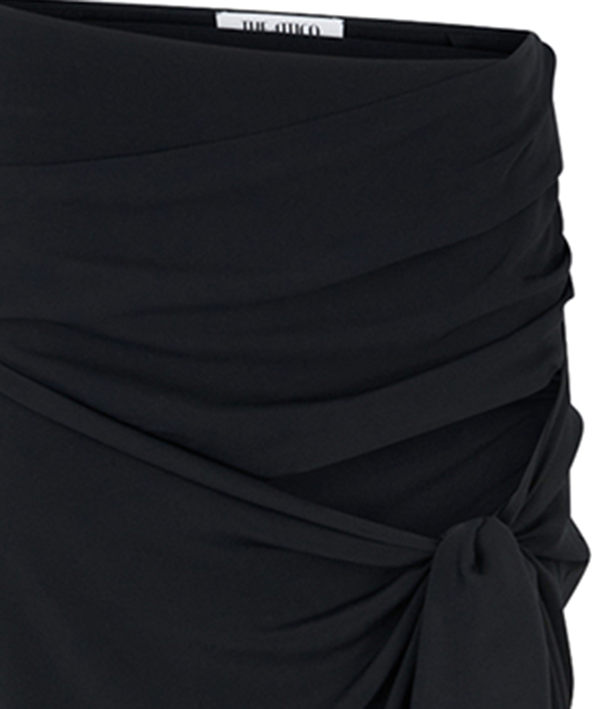 DRAPED MIDI SKIRT