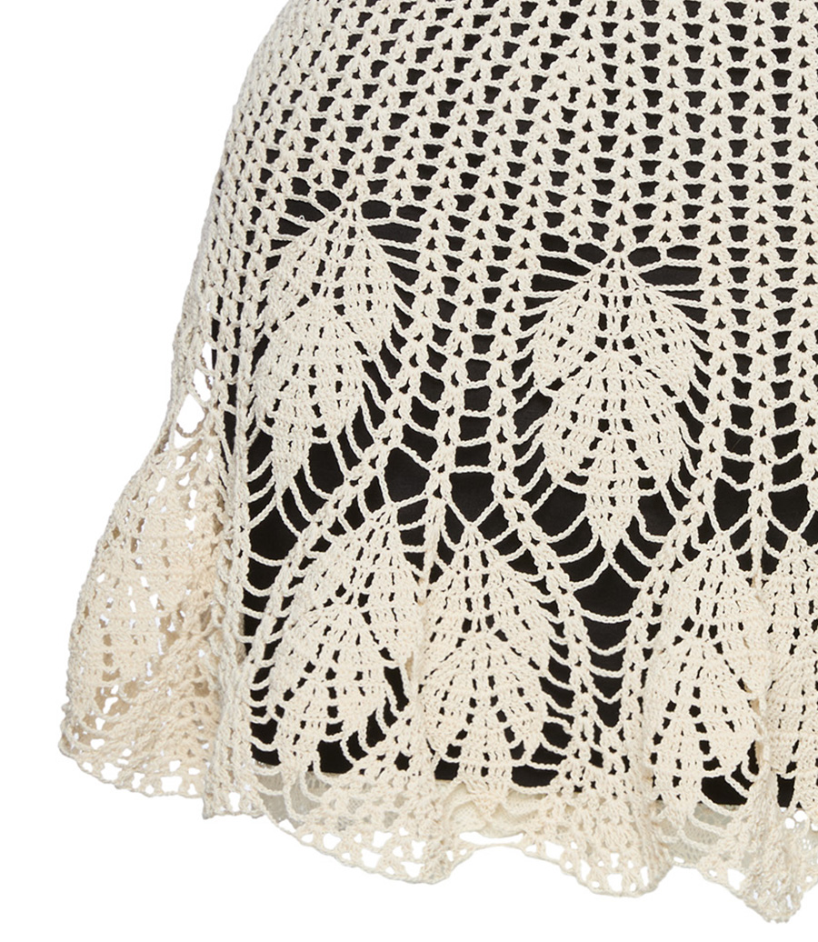 CROCHET OVERLAY SKIRT