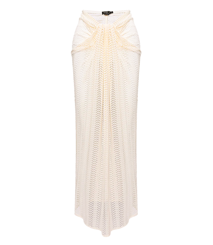 PATBO - WAVE MESH MAXI SKIRT