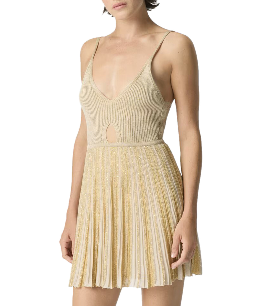 SLEEVELESS SHORT DRESS