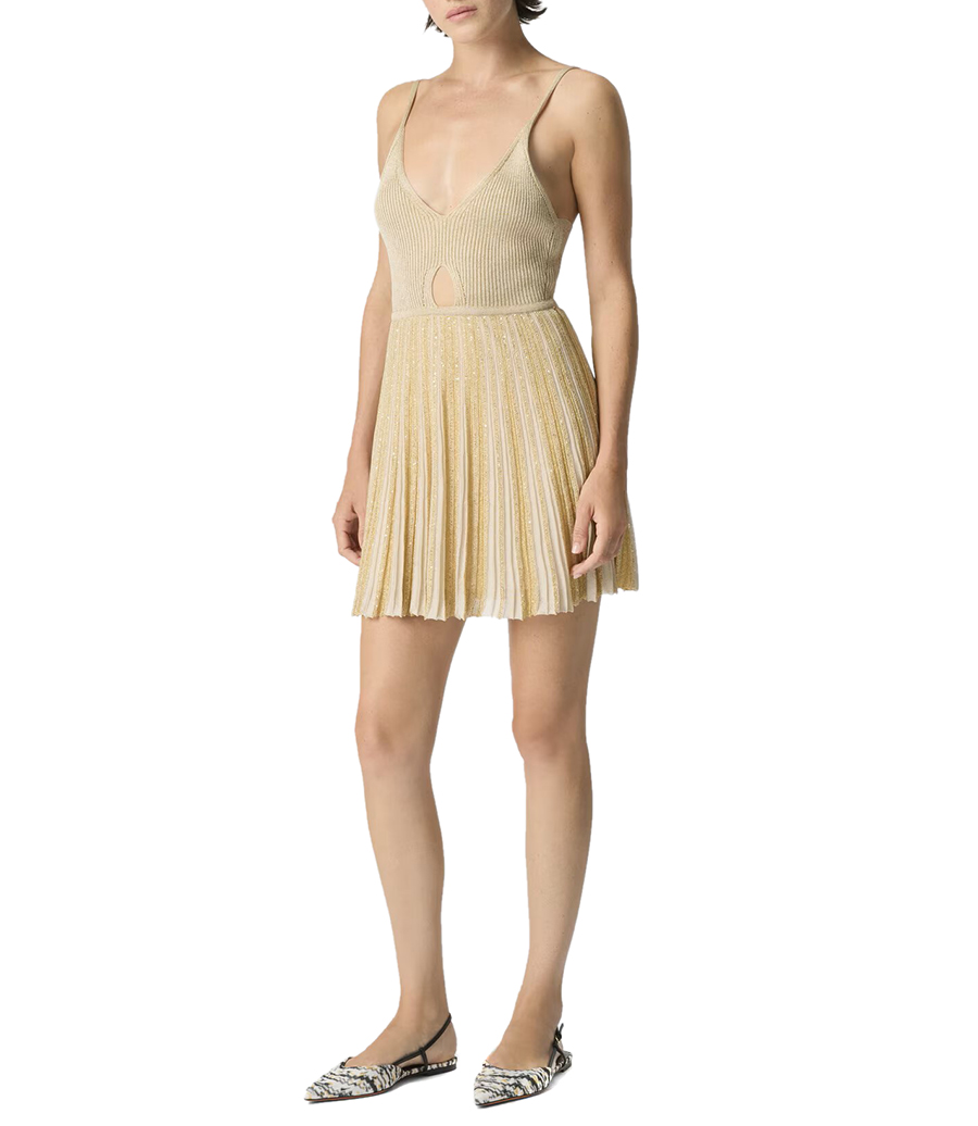 SLEEVELESS SHORT DRESS