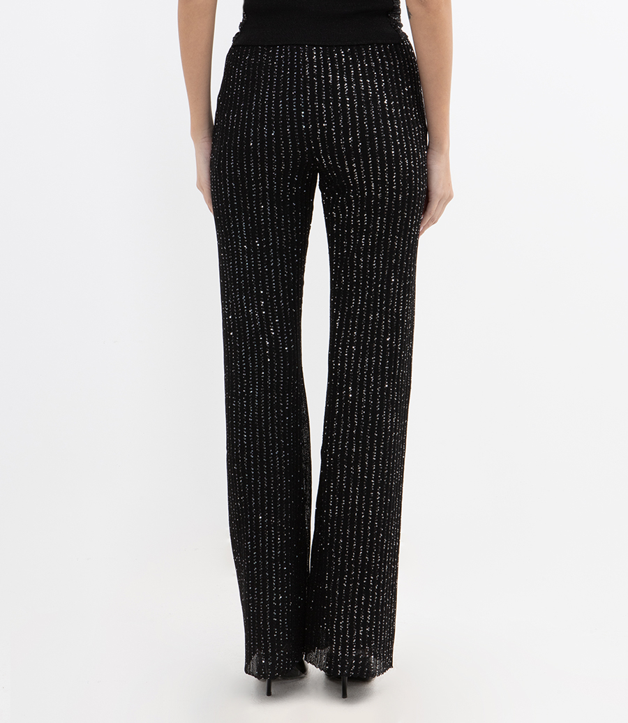 TROUSERS SOLID PARTIALIZED