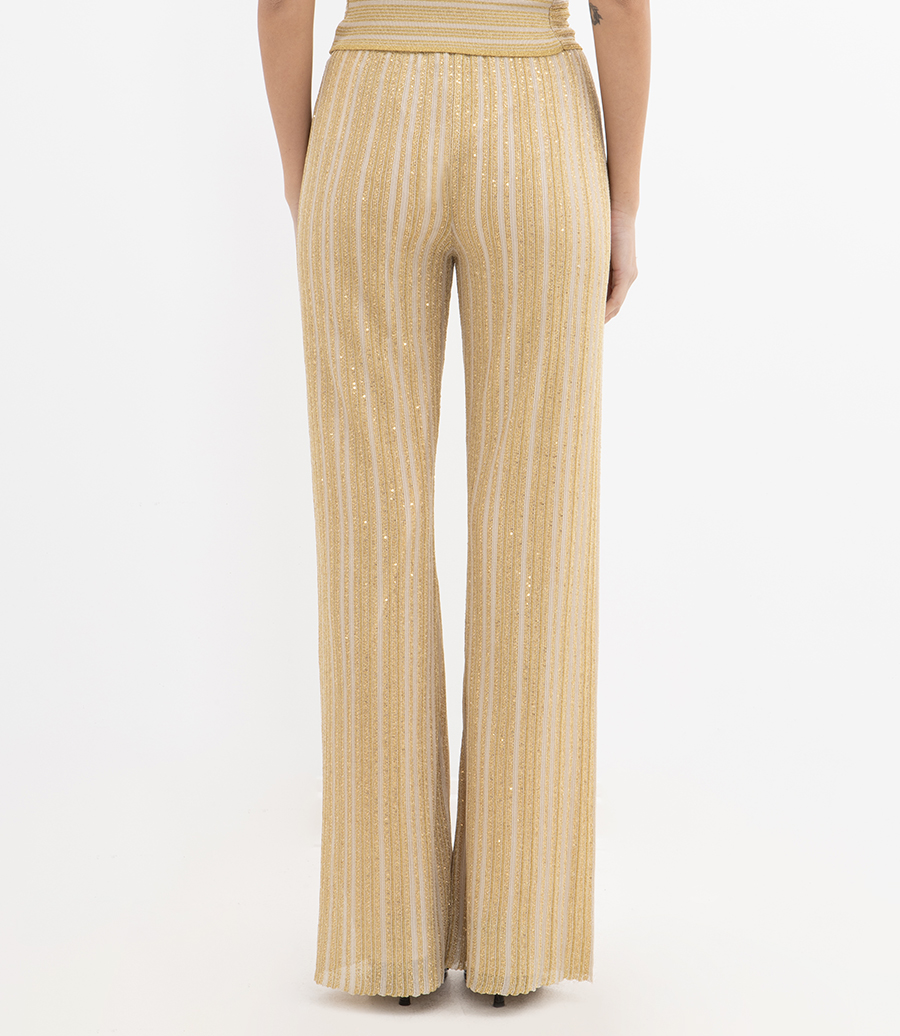 TROUSERS SOLID PARTIALIZED