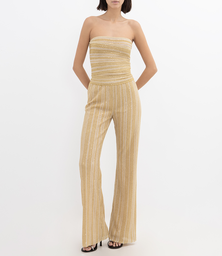 TROUSERS SOLID PARTIALIZED