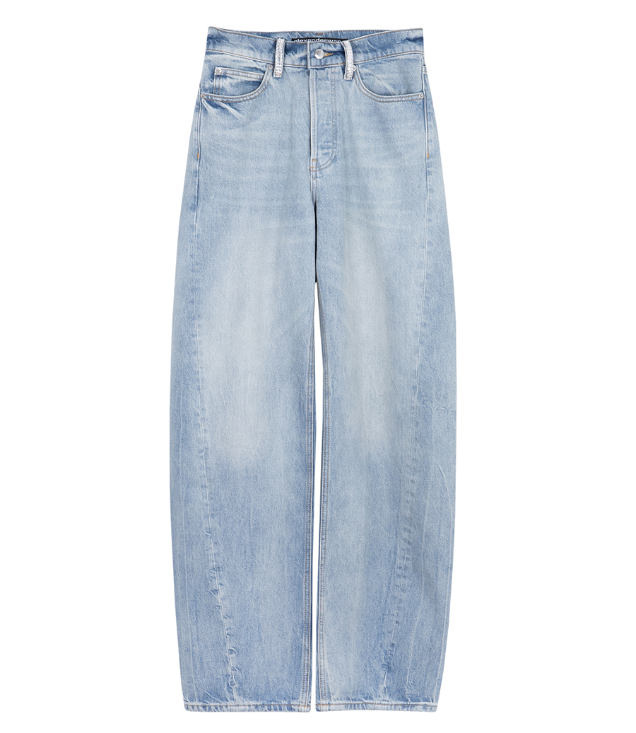 ALEXANDER WANG - FLOAT RELAXED JEAN WITH CRYSTAL BELTLOOPS
