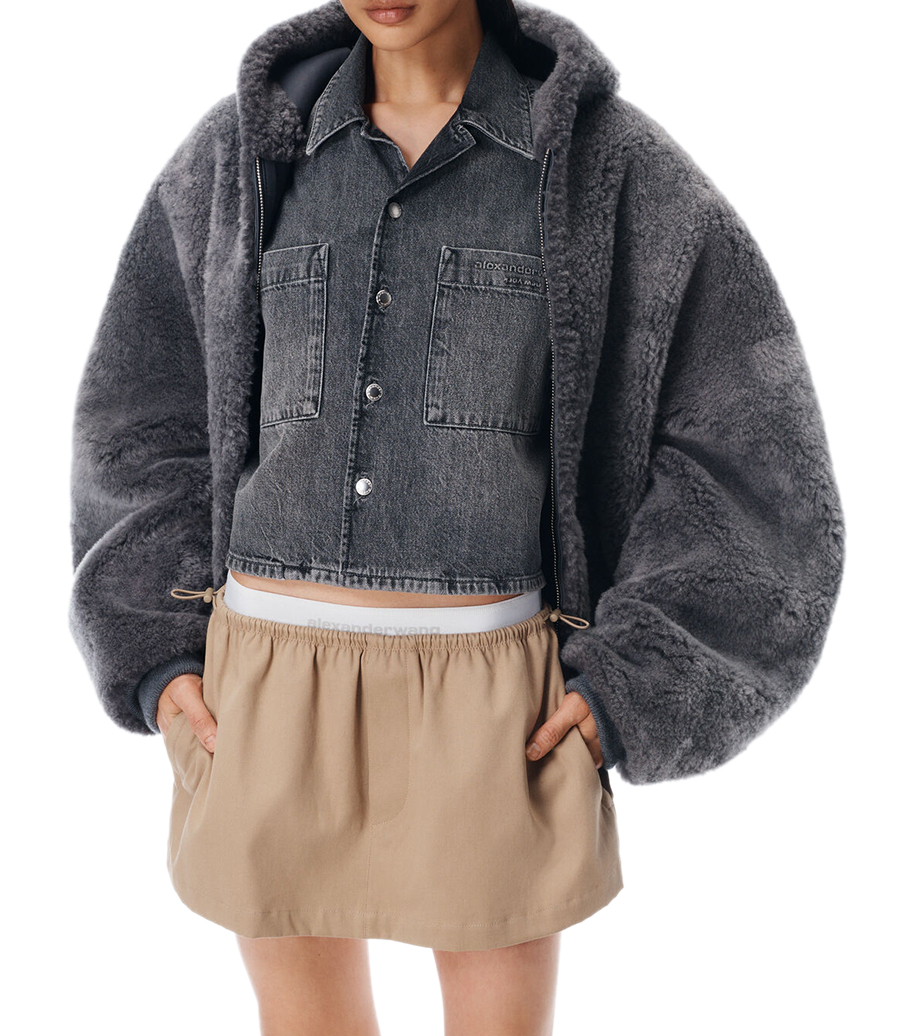 MID-RISE MINI LOGO ELASTIC SKIRT