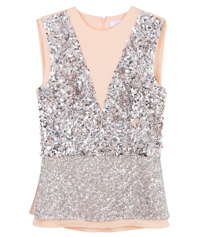 CLOTHES - SEQUIN EMBELLISHED TOP op