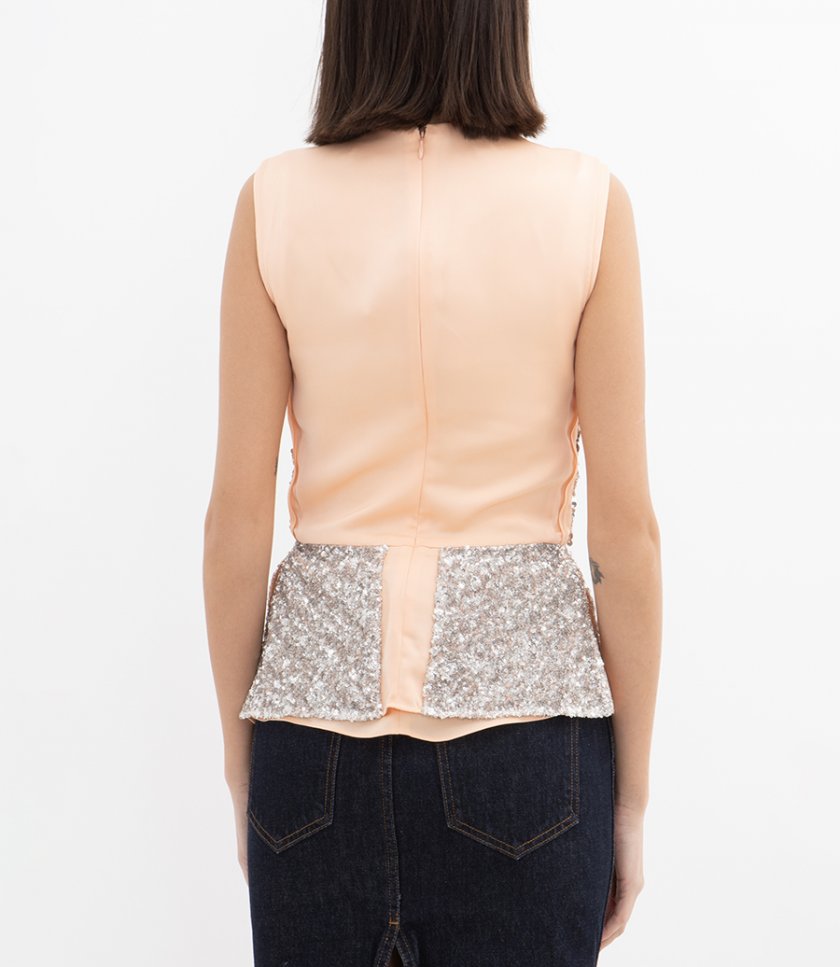 SEQUIN EMBELLISHED TOP op
