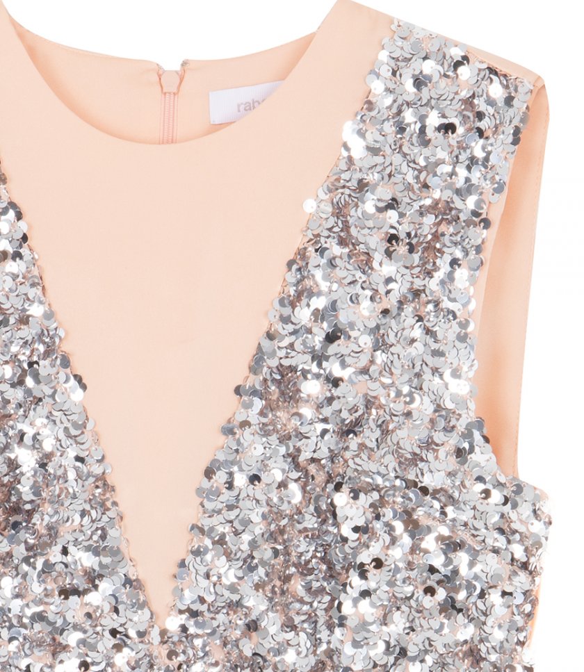 SEQUIN EMBELLISHED TOP op