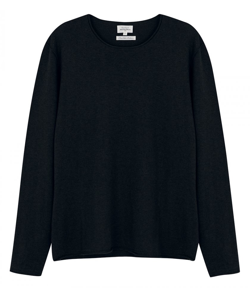 HARTFORD - CASHMERE CREW PULLOVER LS