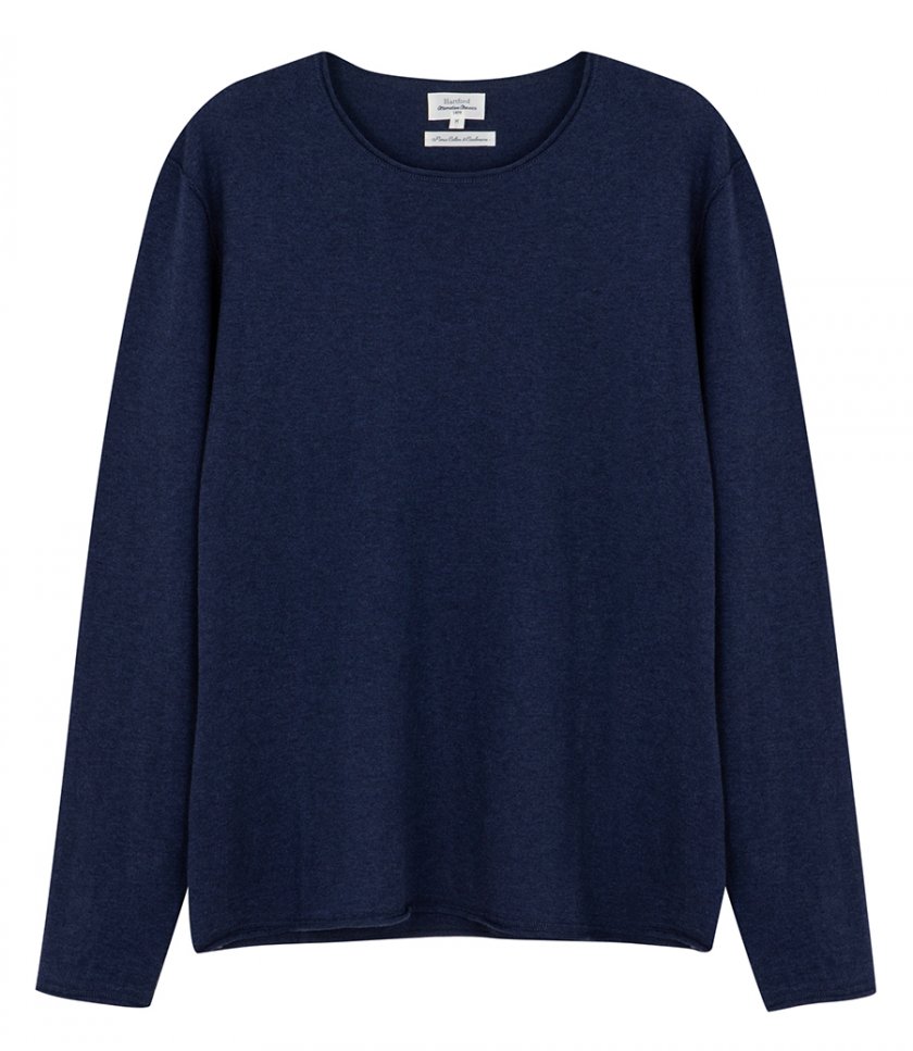 CASHMERE CREW PULLOVER LS
