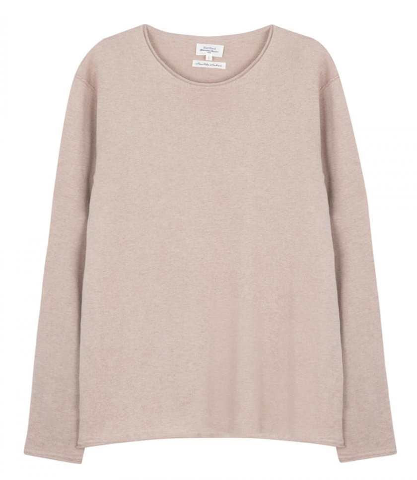 HARTFORD - CASHMERE CREW PULLOVER LS