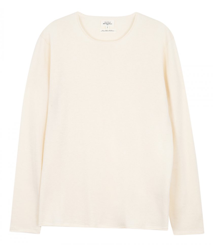 HARTFORD - CASHMERE CREW PULLOVER LS