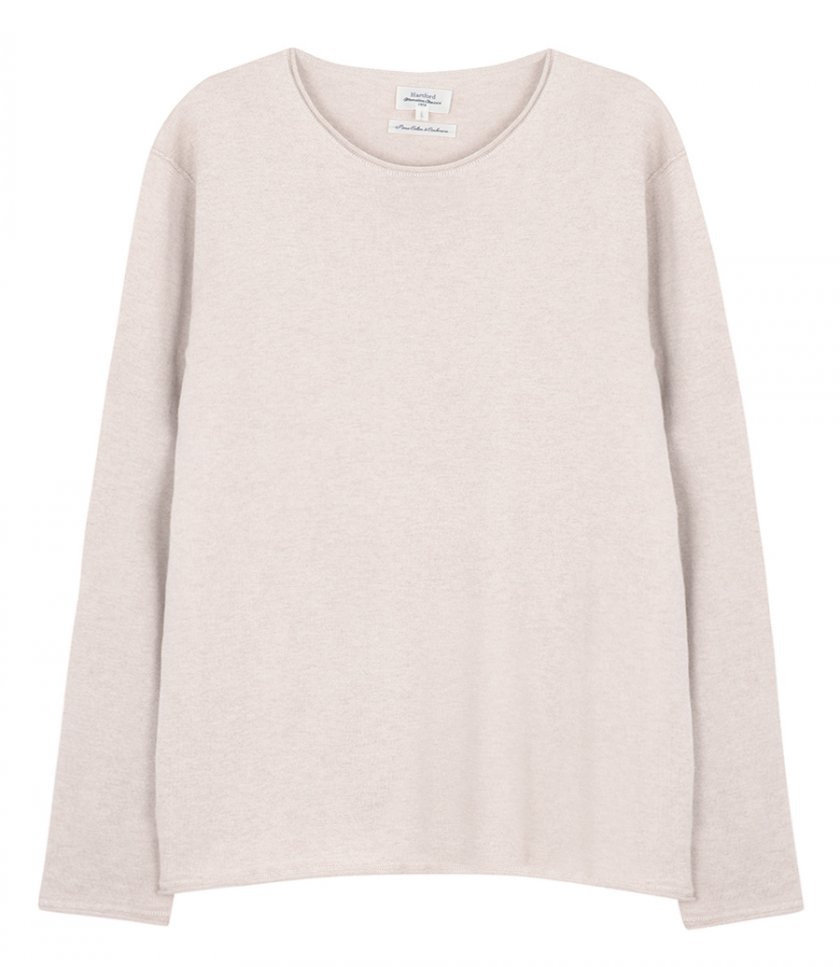 HARTFORD - CASHMERE CREW PULLOVER LS