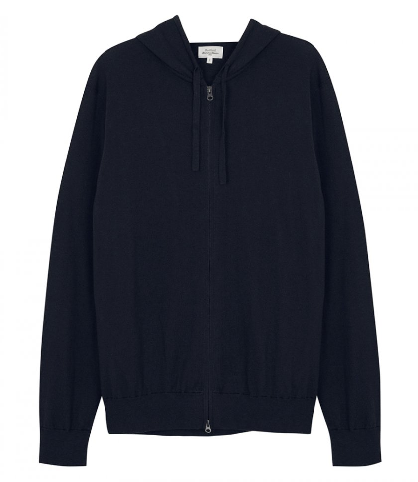 HARTFORD - LIGHT CASHMERE HOODIE ZIP