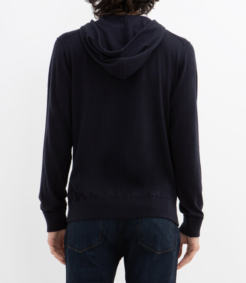 LIGHT CASHMERE HOODIE ZIP