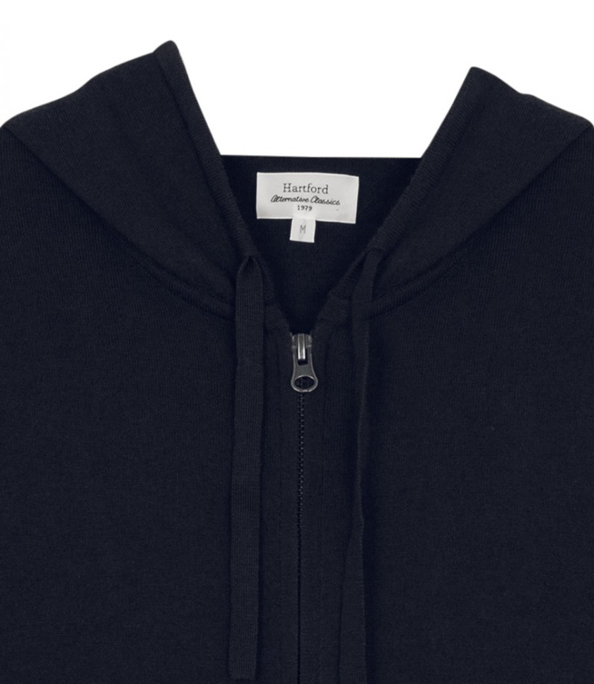 LIGHT CASHMERE HOODIE ZIP