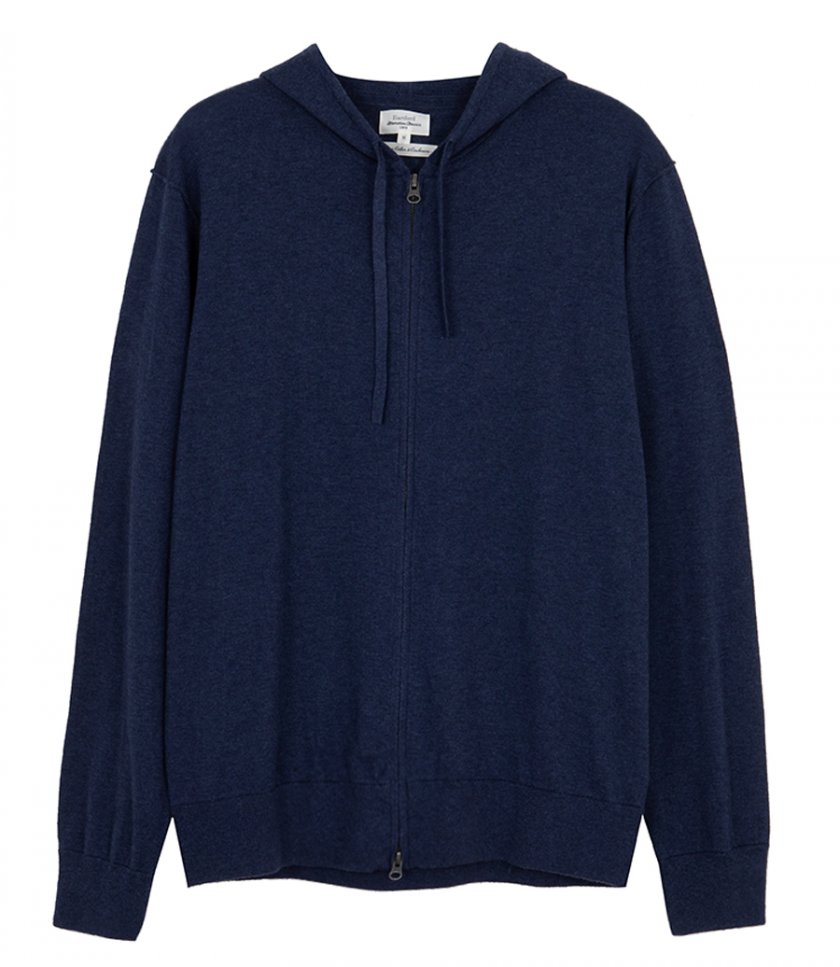 HARTFORD - LIGHT CASHMERE HOODIE ZIP