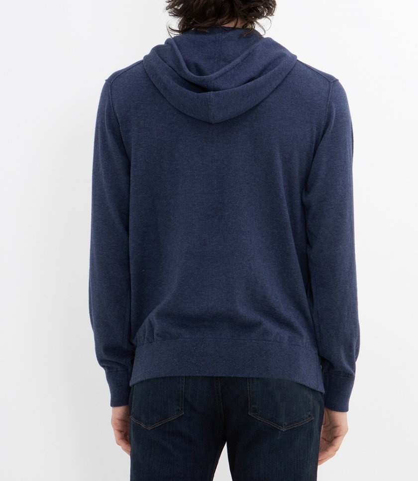 LIGHT CASHMERE HOODIE ZIP