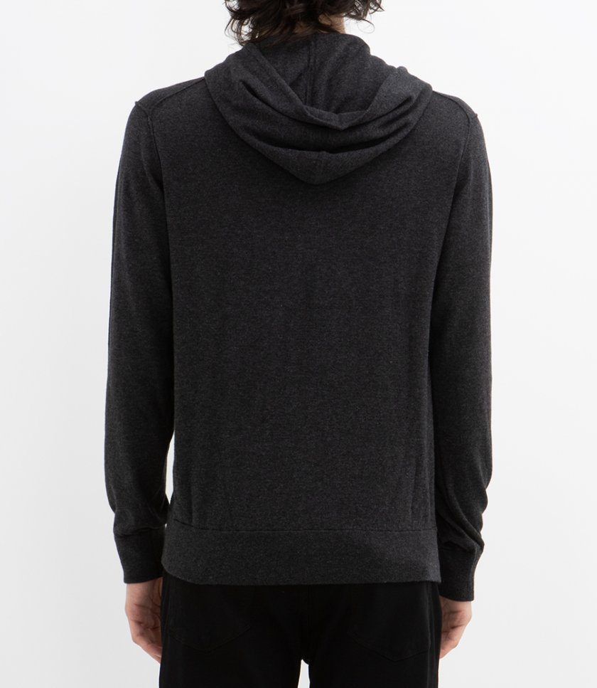 LIGHT CASHMERE HOODIE ZIP
