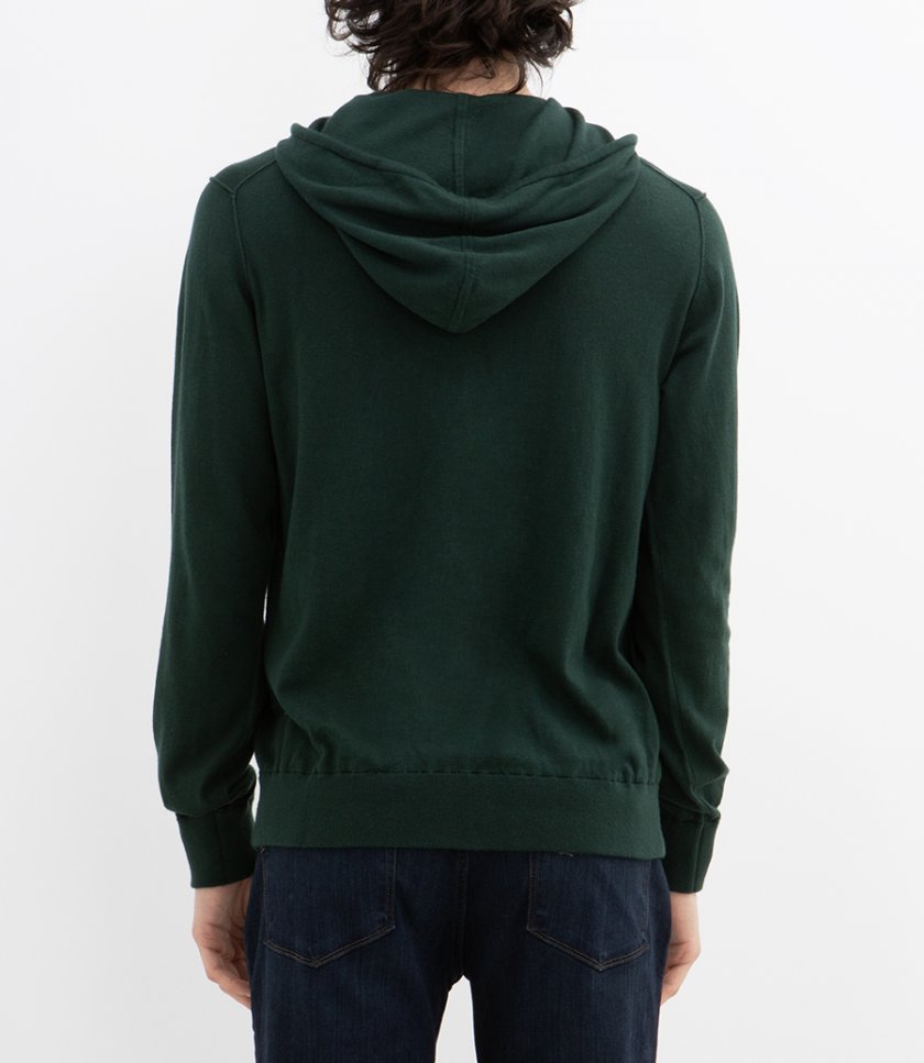 LIGHT CASHMERE HOODIE ZIP